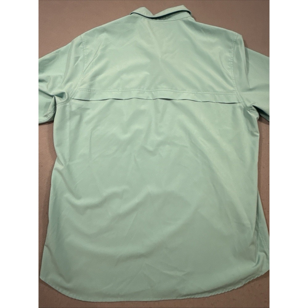 G.H. Bass & Co. For Hard Service Green Men's LARGE Short Sleeve Shirt Outdoor